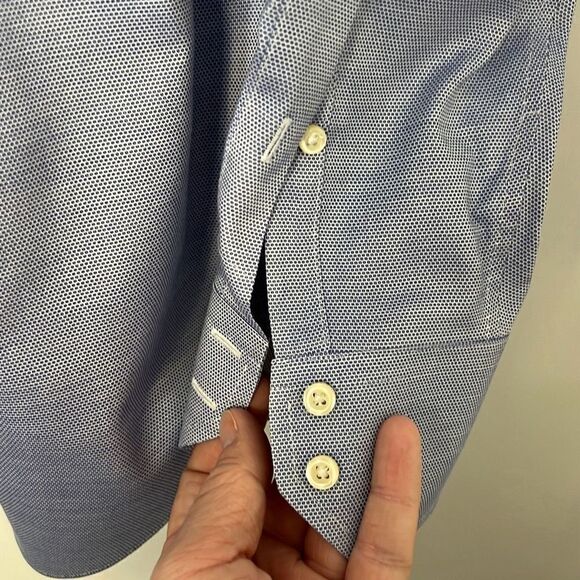 Brooks Brothers Men’s Blue Regent Button Down Dress Shirt 15.5 35 100% Cotton - Picture 4 of 8